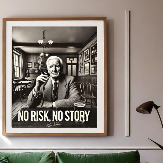 Vintage Poster "NO RISK, NO STORY"