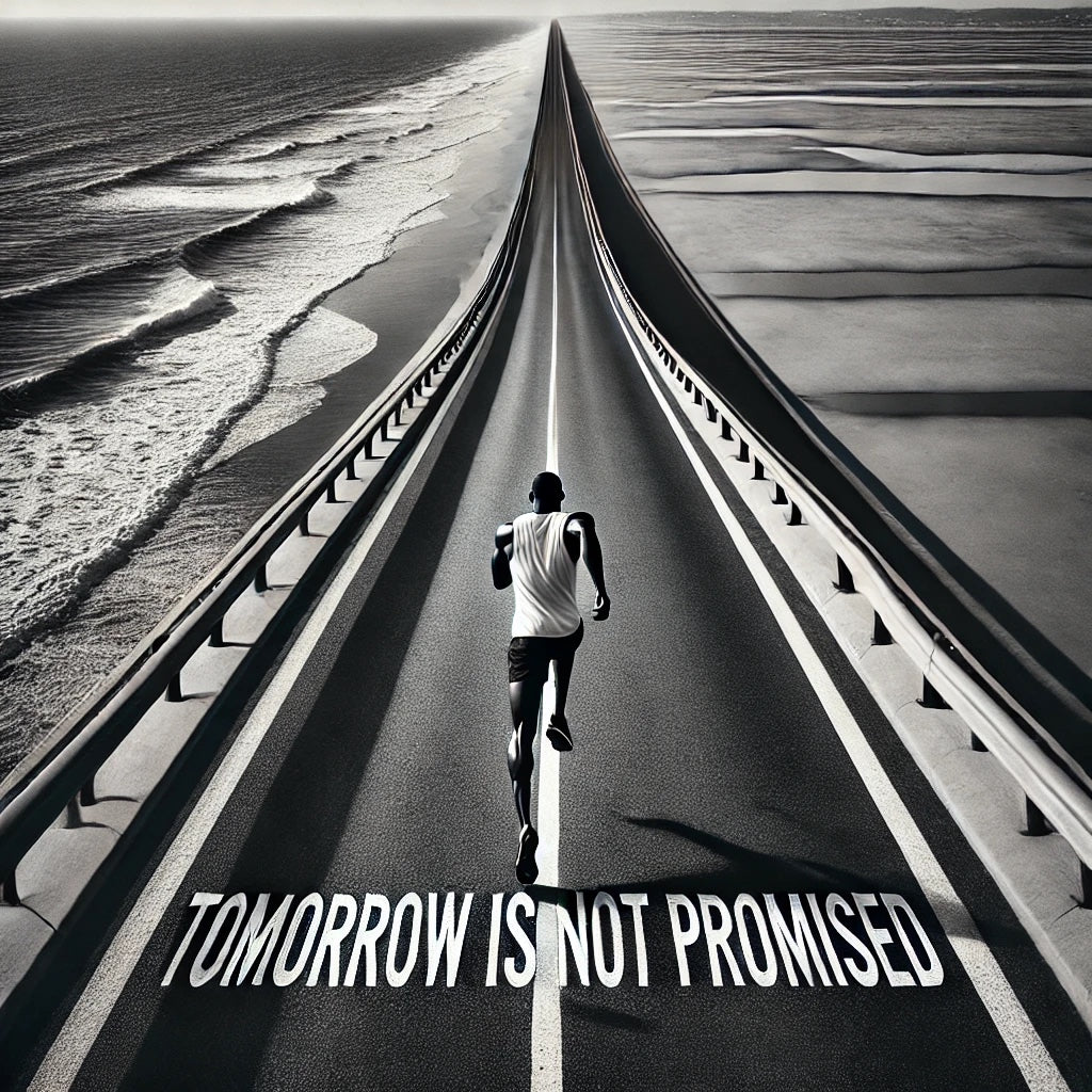 Vintage Poster "TOMORROW IS NOT PROMISED"